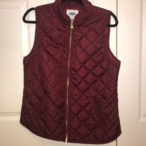 Stylish Maroon Sleeveless Vest